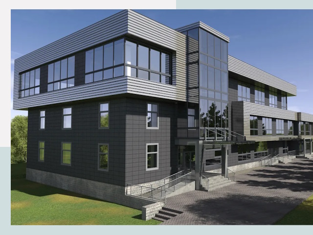 Административные здания в Дубне