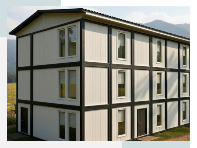 Модульные общежития в Дубне