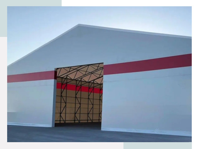 Быстровозводимые ангары в Дубне