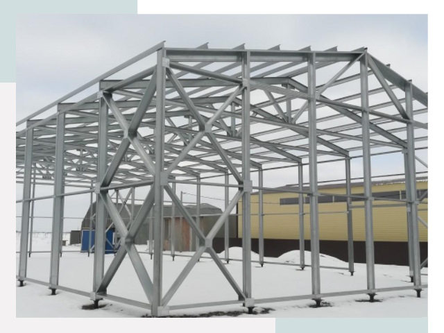 Каркасные ангары в Дубне