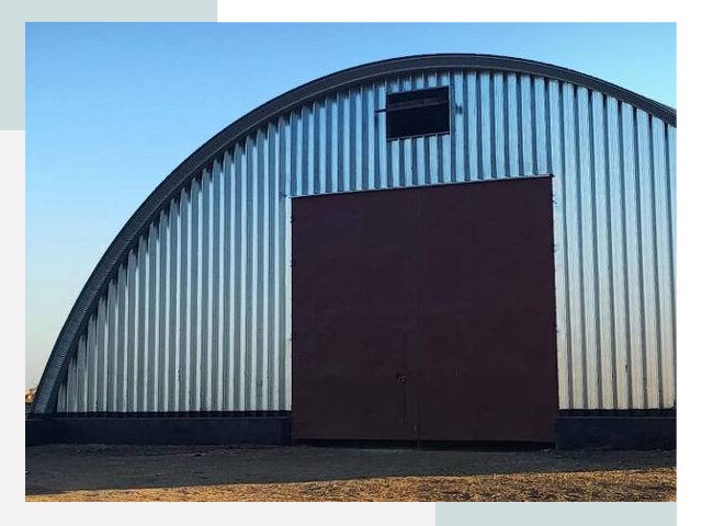 Бескаркасные ангары в Дубне