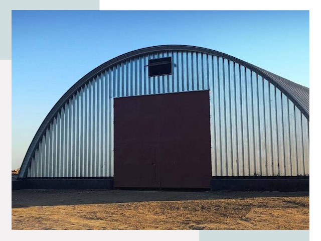 Арочные ангары в Дубне