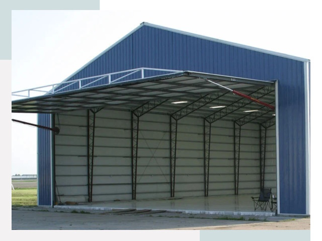 Прямо стенные ангары в Дубне