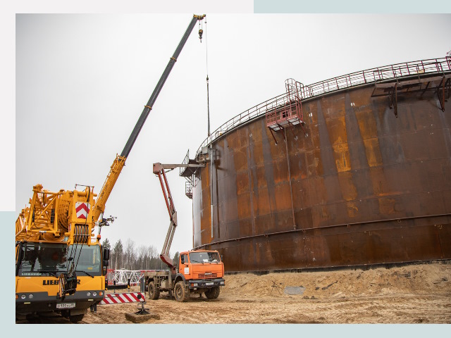 Монтаж резервуаров в Дубне от 613 руб. за м³