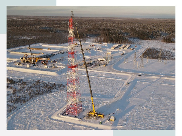 Мачты связи в Дубне