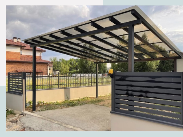 Металлические навесы в Дубна от 613 руб. за м²