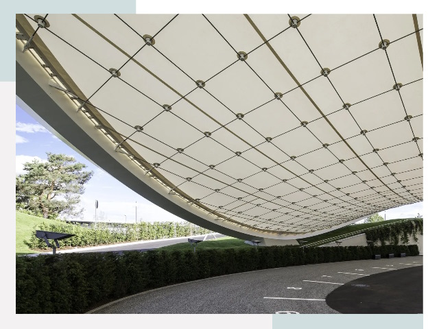 Мембранные конструкции в Дубне