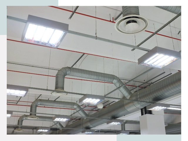 Вентиляция ангаров в Дубне