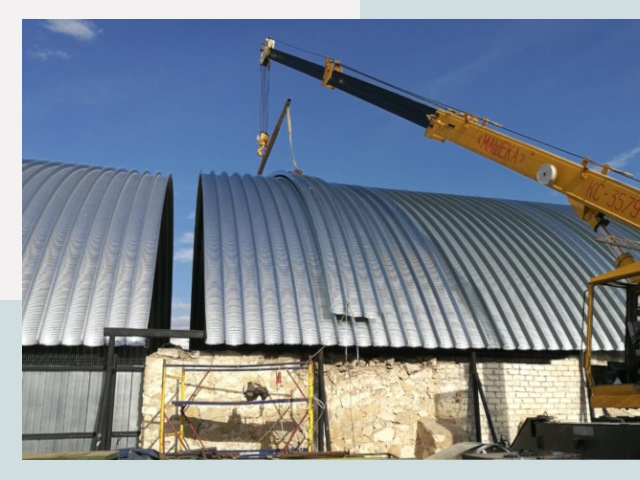 Реконструкция ангаров в Дубне от 613 руб.