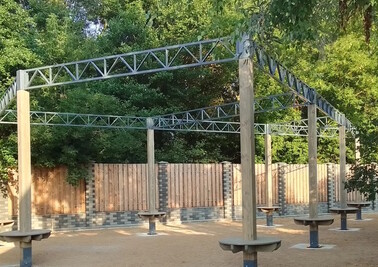 Терраса из металлоконструкций под ключ, проектирование, изготовление и монтаж от СтальСтрой-Дбн